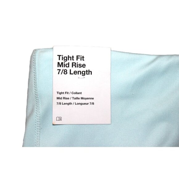 nwt NIKE 7/8 Dri-FIT Capri Leggings Tight-Fit Mid-Rise Glacier-Blue Size 2X - Picture 6 of 9